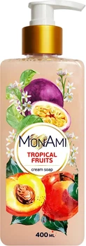 Жидкое крем-мыло Mon Ami Tropical fruits 400мл (4820263230367)