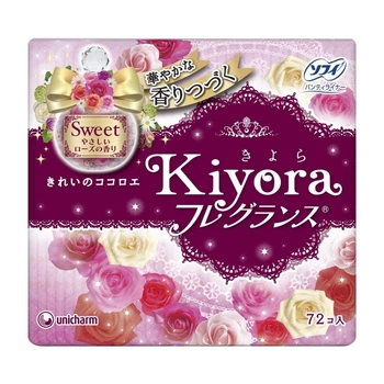Ежедневные гигиенические прокладки Sofy Kiyora Sweet 72 шт (4903111375677)