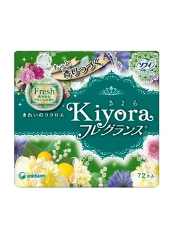 Ежедневные гигиенические прокладки Sofy Kiyora Fresh 72 шт (4903111375103)