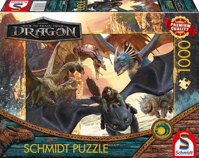 Пазл Schmidt Thomas Kinkade How to Train Your Dragon Ready to Strike 1000 шт. (58582)