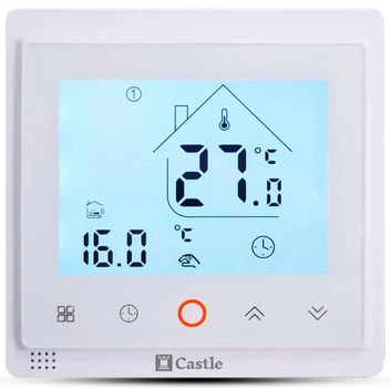 Терморегулятор Castle AC603H з WI-FI Білий