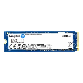 Накопичувач SSD 500GB M.2 NVMe Kingston NV3 M.2 2280 PCIe Gen4.0 x4 (SNV3S/500G)