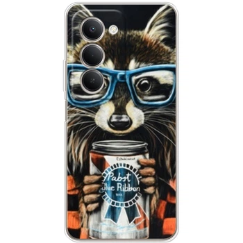 Силиконовый чехол BoxFace Xiaomi Redmi 15 171 mm Енот с банкой (68039-up1333)