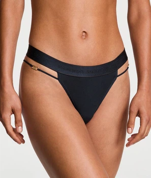 Котонові трусики стрінги Victoria’s Secret Сині М