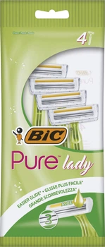 Набір бритв без змінних катриджів BIC Pure 3 Lady 4 шт (3086126726984)