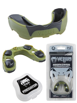 Капа Venum Predator подростковая взрослая двухкомпонентная возраст 11+ зелен 87151В