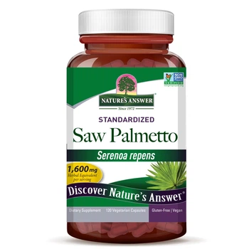 Со Пальметто (Сереноя) 1600 мг Saw Palmetto Standardized Nature's Answer 120 капсул