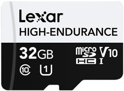 Карта пам'яті Lexar High-Endurance microSDHC 32GB UHS-I (LMSHGED032G-BCNNG)
