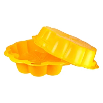Пісочниця "Квітка-маргаритка" 2в1 Technok Toys 2183 з кришкою (107×107×20 см)