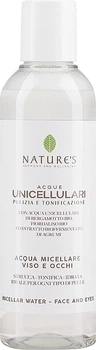 Мицеллярная вода для лица и глаз - Nature's Unicellulari Micellar Water Face and Eyes 200ml (1212428-39222144)
