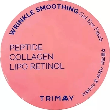 Патчи для век против морщин с пептидами, коллагеном и ретинолом - Trimay Wrinkle Smoothing Gel Eye Patch 60шт (1361299-18844240)