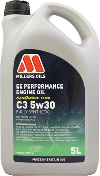 Моторне масло Millers Oils EE Performance C3 5W30 5 л 7877-5 (5024081787754)