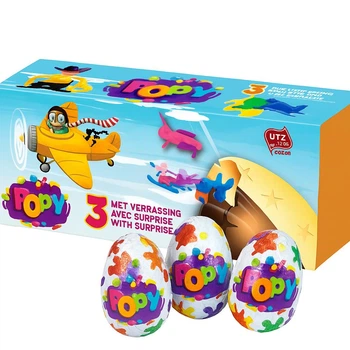Яйця з сюрпризом Hamlet "Popy" 60 г (3*20 г) (5400265033167)