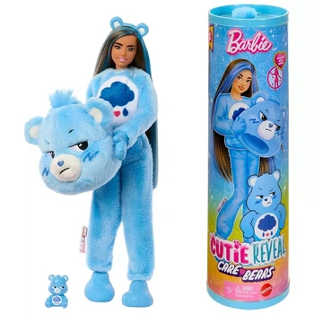 Кукла Barbie Cutie Reveal Care Bears Мишка Ворчун (JCN96)