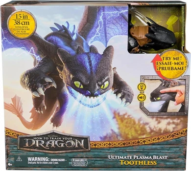 Игрушечная фигурка Как приручить дракона Dreamworks Dragons How to Train Your Dragon Ultimate Plasma Blast Toothless