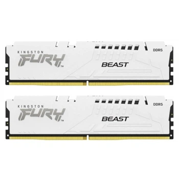Модуль памяти DDR5 2х16GB/6400 Kingston Fury Beast White RGB (KF564C32BWEK2-32) TT