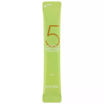 Шампунь у стику MASIL 5 Probiotics Apple Vinegar Shampoo для відновлення pH-балансу 8 мл термін придатності до 03.07.2026