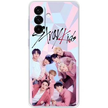 Силиконовый Чехол с Картинкой для Samsung Galaxy A17 (A176) Принт (Stray Kids Boy Band, Стрей Кидс) (66699-ysm027)