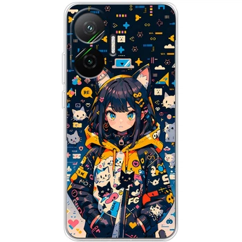 Силиконовый Чехол с Картинкой для Xiaomi Poco F7 Принт (Аниме, Anime) (66581-ysm003)