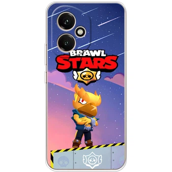 Силиконовый Чехол с Картинкой для Huawei Honor 400 Принт (Бравл Старс Ворон, Brawl Stars Crow) (66622-ysm018)