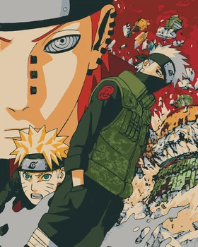 Картина по номерам "Naruto" Riviera Blanca 40x50 см RB-1028