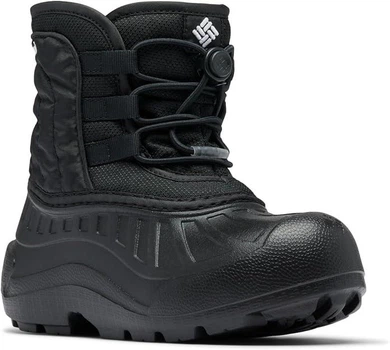 Детские зимние ботинки для мальчика Columbia Youth Powderbug Snowlite Lace 36 Черный (2103521)