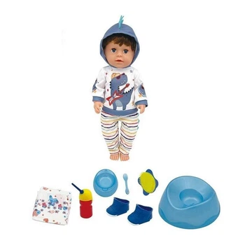 Пупс Yale Baby BLB 002 C, 45 см - плаче сльозами, п'є, ходить на горщик, з шарнірними суглобами