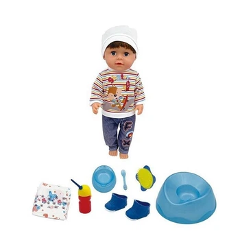 Пупс Yale Baby BLB 002 H, 45 см - плачет слезами, пьёт, ходит на горшок, с шарнирными суставами