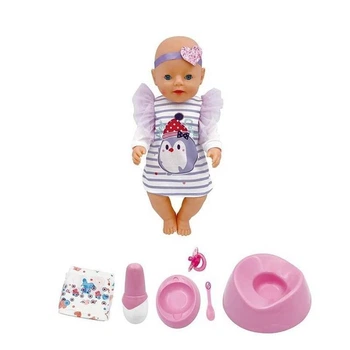 Пупс Yale Baby BL 242 D, 45 см - п'є, ходить на горщик, плаче сльозами, з аксесуарами