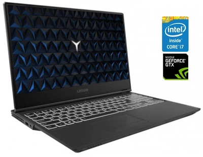 Игровой ноутбук Б-класс Lenovo Legion Y540-17IRH / 17.3" (1920x1080) IPS / Intel Core i7-9750H (6 (12) ядер по 2.6 - 4.5 GHz) / 16 GB DDR4 / 480 GB SSD / nVidia GeForce RTX 2060, 6 GB GDDR6, 192-bit / WebCam б/у
