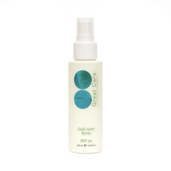 Солнцезащитный спрей для лица и тела SPF 50 Great Care Gold Activ Spray SPF 50 100 мл