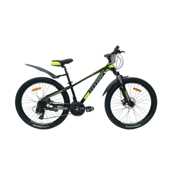 Велосипед Titan 26" FOX 2025 Рама-13" black-neon yellow