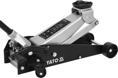 Podnośnik YATO hydrauliczny, podjazdowy, niskoprofilowy z szybkim podnoszeniem, 3 t 145-500 mm (YT-17213)