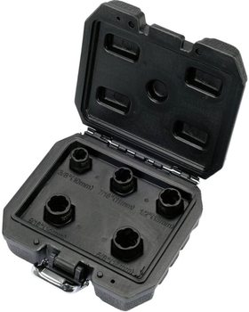 Zestaw nasadek do usuwania złamanych śrub Yato YT-06038 kwadrat 3/8" 5 szt w futerale (5906083078491)