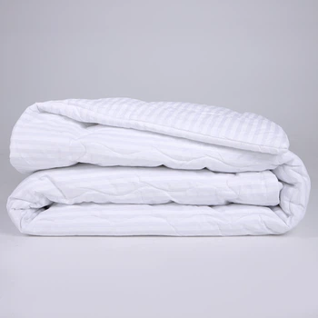 Одеяло антиаллергенное MirSon №169 Сolor Fun Line 17-0605 Stripe White 140x205 см EcoSilk Лето (2200010854213)