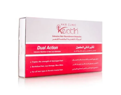 Кератин для волосся в ампулах Hair Clinic Keratin Intensive Hair Nourishment Ampoules