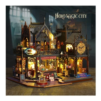 Book Nook DIY Magic City - Румбокс "Волшебный город" с подсветкой и музыкой