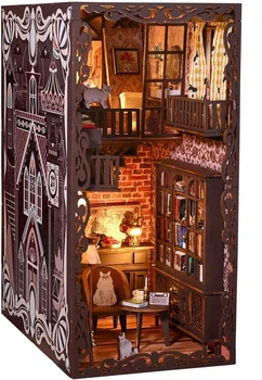 Book Nook DIY - Румбокс "Тайный замок" с подсветкой