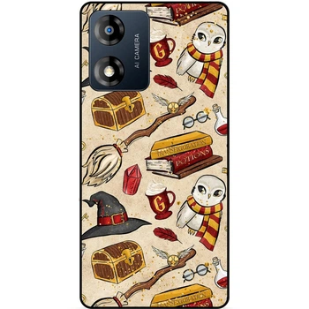 Силиконовый бампер чехол Candy для Motorola Moto E13 с картинкой Gryffindor Гриффиндор Гарри Поттер Harry Potter