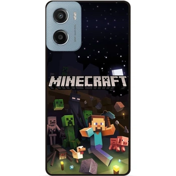 Силіконовий чохол бампер Candy для Motorola Moto G05 гра Майнкрафт Minecraft