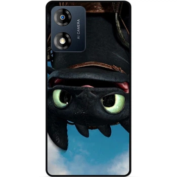 Чехол силиконовый Candy для Motorola Moto E13 с картинкой Как приручить дракона Dragon