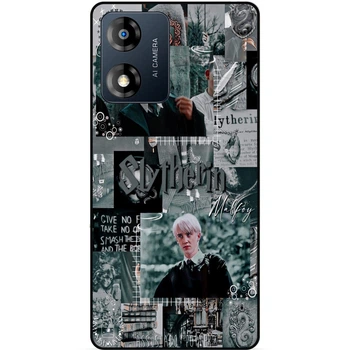 Чехол силиконовый Candy для Motorola Moto E14 с рисунком Slytherin Слизерин Драко Малфой Гарри Поттер Harry