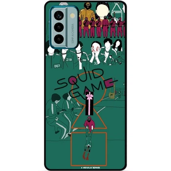 Силиконовый чехол Candy для Nokia G11 с рисунком Игра в кальмара