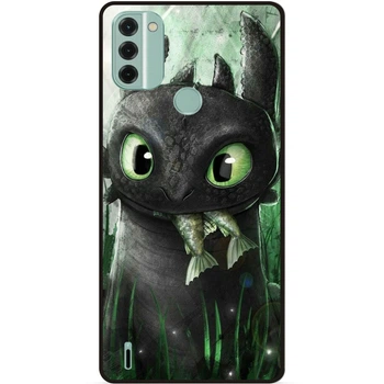 Силиконовый чехол Candy для Nokia C31 с картинкой Как приручить дракона Dragon