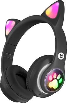 Słuchawki Defender FreeMotion B585 Green LED Bluetooth Black (4745090821697)