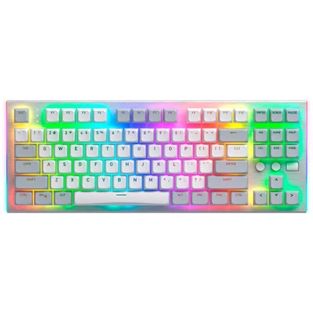 Клавиатура HATOR Gravity TKL orange (HTK561) white, US Layout