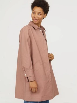 Плащ женский S Пудра H&M (0672573)
