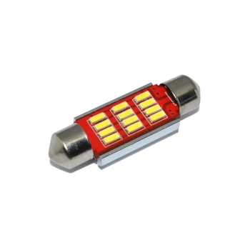 Светодиодная лампа StarLight T11 12 диодов SMD 4014 12-24V S8.5 36mm WHITE