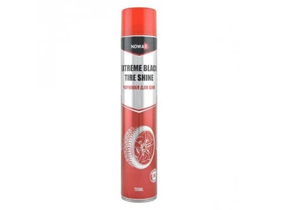 Очищувач чорніння гуми спрей Nowax Extreme Black Tire Shine NX50200 750ml пінний