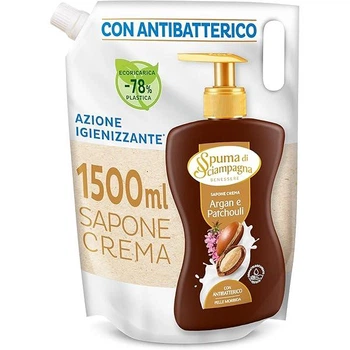 Крем-мыло жидкое антибактериальное Арган и Пачули Spuma di Sciampagna Argan & Patchouli 1500 мл
